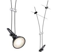 Paulmann Lampe pour suspension sur câble BT GU5.3 noir (mat)