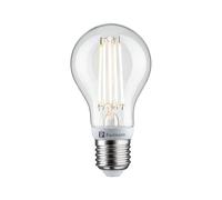 Paulmann LED à filament Lampe à usage général avec capteur de mouvement et de lumière du jour, culot E27, 7 W, 2700 K, claire