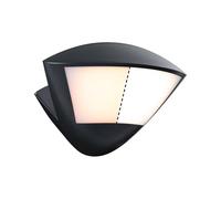 Paulmann LED Applique extérieure Smart Home Zigbee 3.0 Skyla Détecteur de mouvement crépusculaire (IR) respectueux des insectes IP44 226x164 mm Tunable Warm 10W 840lm 230V Anthracite Aluminium 94864