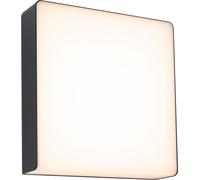 Paulmann Applique murale LED Azalena – détecteur de mouvement crépusculaire (HF) IP44 Anthracite