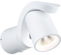 Applique d'extérieur LED Cuff Détecteur de mouvement crépusculaire (IR) IP44 76x217mm 3000K 10W 700lm 230V 70° Blanc Aluminium Blanc G