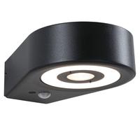 Paulmann LED Applique murale d'extérieur Silma Détecteur de mouvement àcrépusculaire (IR)
