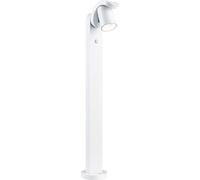 Borne lumineuse LED Cuff Détecteur de mouvement crépusculaire (IR) IP44 782mm 3000K 10W 700lm 230V 70° Blanc Aluminium Blanc G