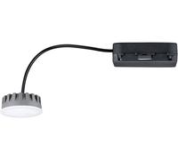Paulmann Spot LED encastrable Nova Plus Coin – 6W, 470 lm, 2700K, satin, pour salle de bains