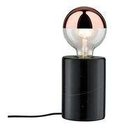 Neordic Lampe à poser Nordin E27 max. 20W Noir Marbre Noir G