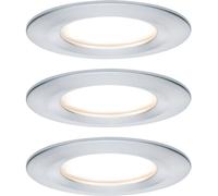 Paulmann Nova Spot encastrable pour salle de bains jeu de 3 LED LED 18 W IP44 Aluminium (tourné)