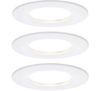 Paulmann Spot encastré Nova 3x6,5 W IP44 blanc 93460