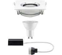 Paulmann Spot encastré Nova 92904 GU10 7 W IP65 orientable pour salle de bains blanc-chrome