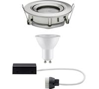 Paulmann Spot encastré Nova 92899 LED 7W GU10 IP65 orientable acier brossé