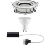 Paulmann Spot encastré Nova 92899 LED 7W GU10 IP65 orientable acier brossé