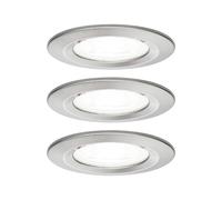 Paulmann Nova spot encastré 3x6.5 W fer 92979