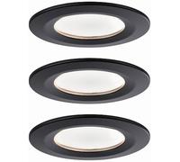 Paulmann Nova spot encastré 3x6.5 W noir 94474