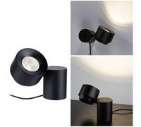 Paulmann Lampe à LED de table Pane I 79776 – 3 W – Noir