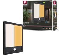 Paulmann Panneau extérieur LED Lamina carré IP44 – Détecteur crépusculaire (IR), insectifuge
