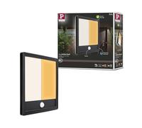 Paulmann Panneau extérieur LED Lamina carré IP44 – Détecteur crépusculaire (IR), insectifuge