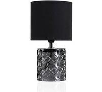 Paulmann Lampe à poser Crystal Glow 480.15 (48015) E14 Max 20W 230V Gris/Noir sans ampoule
