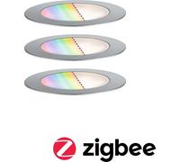 Paulmann Plug & Shine LED encastré de sol Floor, set de 3 pièces