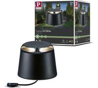 Paulmann Plug & Shine LED Luminaire apparent au sol Blanc chaud Spot simple Double émission lumineuse, 180