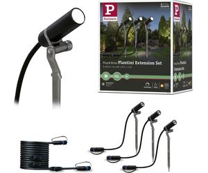 Paulmann Plug & Shine LED Projecteur de jardin Plantini Set d'extension