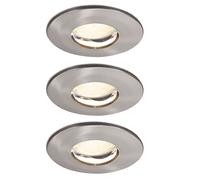 Lot de 3 spots LED encastrables extérieur zone plafond éclairage IP65 salle de bain Paulmann 994.61