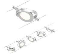 Paulmann RoundMac 94414 Système complet déclairage sur câble LED intégrée LED chrome (mat)