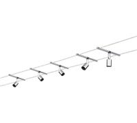 Paulmann Salt 94145 Système complet d'éclairage sur câble GU5.3 50 W LED chrome (mat)