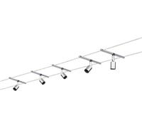 Paulmann Salt 94145 Système complet d'éclairage sur câble GU5.3 50 W LED chrome (mat)