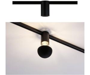 Paulmann Socket Plafonnier URail E27 noir
