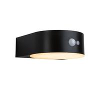 Paulmann Solar LED Applique extérieure Eileen Détecteur de mouvement respectueux des insectes IP44 2200K 300lm Noir 94730