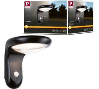Paulmann Solar LED Applique murale extérieure Diskola Détecteur de mouvement àcrépusculaire (IR)
