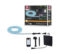 Paulmann Bande LED Solaire PLM 71194 5 m RGB télécommande incluse IP44 noir
