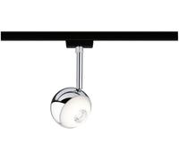 Paulmann Spot Capsule Luminaire sur rail haute tension URail LED intégrée 6 W LED noir (mat), chrome