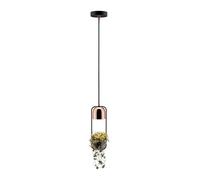 Paulmann Suspension Fanja Avec Pot De Fleur noir, cuivre