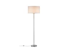 Paulmann Tessa 70922 Lampe sur pied LED E27 60 W crème, acier inoxydable