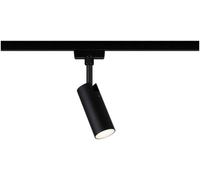 Paulmann 95592 URail Spot LED sur rail 3 Step Dim Tubo Spot simple 150 lm 4 W 3000 K dimmable 230 V noir mat Système de rails