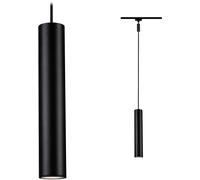 Paulmann Luminaire sur rail URail Catalejo - GU10 haute tension 1000 W - Noir mat