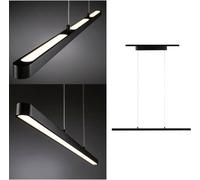 Paulmann URail Pendel Lento Luminaire sur rail haute tension URail LED noir (mat)