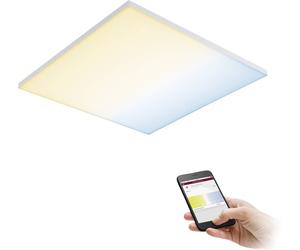 Paulmann Velora 79826 Panneau à LED 19.5 W blanc chaud à blanc lumière du jour blanc mat