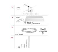 Paulmann Wire Systems 94448 Système complet déclairage sur câble GU5.3 chrome (mat)