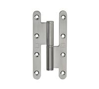 Paumelle à bois 140x55mm droit inox - HERACLES - Q-PAB14055-D
