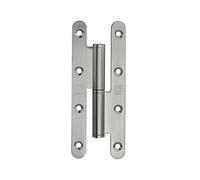 Paumelle à bois 140x70mm droit inox - HERACLES - Q-PAB14070-D