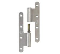 Paumelle à bouchons 160x80mm bout rond droite - - J532355
