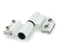 Paumelle à clamer alu 5500AI FAPIM pour porte lourde - Blanc 9010 - 5520A-32 Blanc G