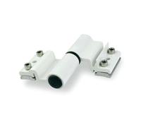 Paumelle à clamer alu 5511I Velox Top FAPIM pour porte lourde - Blanc technal - 5531-QT