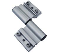 Paumelle à clamer - porte alu - 5681D - 25x21 mm - noir - Monza FAPIM