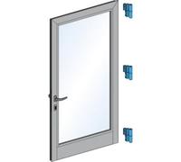 Paumelle à clamer - porte d'entrée alu - noir - 5500i - Velox Top FAPIM