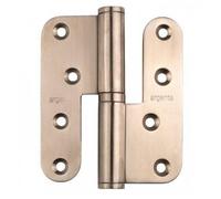 Paumelle à lame ouverte - menuiserie bois - inox - 100x86 - droite ARGENTA