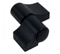 Paumelle à vissage direct - porte aluminium - 60 mm - noir - Loir FAPIM
