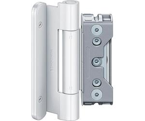 Paumelle BAKA Protect 4010 3D FD, 1 jeu = 3pcs. acier blanc
