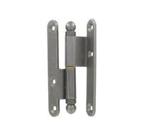 Paumelle - BROS - 227ARD1162 - coudée DTE - acier poli verni - 110x60 mm